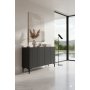 HANAH HOME Komoda Zeynep 120 Anthracite - slika 1