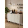 HANAH HOME Komoda Lipa 120 White Travertine - slika 1