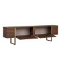 HANAH HOME TV Polica Onera Milano Walnut Gold - slika 3