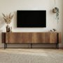 HANAH HOME TV Polica Nexus Barok Walnut Black - slika 2