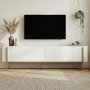 HANAH HOME TV Polica Nexus White Gold - slika 2