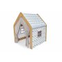 HANAH HOME Šator za dečiju igru Wooden Tent Blue - slika 1