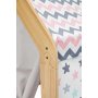 HANAH HOME Šator za dečiju igru Wooden Tent Pink - slika 2