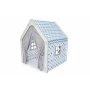 HANAH HOME Šator za dečiju igru Wooden Tent White Blue - slika 1
