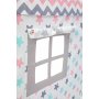 HANAH HOME Šator za dečiju igru Wooden Tent White Pink - slika 5