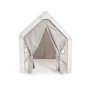 HANAH HOME Šator za dečiju igru Wooden Tent White Yellow - slika 2