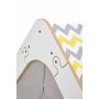 HANAH HOME Šator za dečiju igru Wooden Tent White Yellow - slika 4