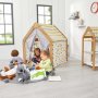 HANAH HOME Šator za dečiju igru Wooden Tent Yellow - slika 1