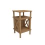 HANAH HOME Bočni stočić Hrast Castagno - slika 4