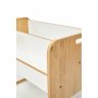 HANAH HOME Polica za knjige Dove Natural White - slika 5