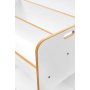 HANAH HOME Polica za knjige Dove White - slika 3