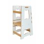 HANAH HOME Dečiji tobogan Learning Tower White Natural - slika 3
