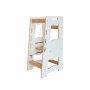 HANAH HOME Dečiji tobogan Learning Tower White Natural - slika 1