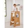 HANAH HOME Dečiji tobogan Learning Tower Natural - slika 2