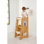 HANAH HOME Dečiji tobogan Learning Tower Natural - slika 1