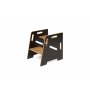 HANAH HOME Dečija stepenica Step Stool Black Natural - slika 2