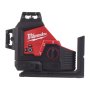 MILWAUKEE Zeleni laser 3-polni 360° 12V – M123PL-0C - slika 1