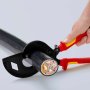 KNIPEX Makaze za kablove 320mm izolovane 1000V - 95 36 320 - slika 3