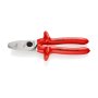 KNIPEX Izolovane makaze za kablove sa dvostrukom oštricom 200mm – 95 17 200 - slika 1