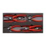 KNIPEX Set preciznih klešta za seger osigurače 6/1 u penastom ulošku – 00 20 01 V02 - slika 1