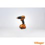 VILLAGER FUSE set bušilica VLP 5121 + odvrtač VLP 6420, baterija 1x2,0Ah,1x4,0Ah, punjač 2,4A - slika 3
