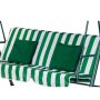 Green Bay Mykonos ljuljaška zeleno-bela sa jastucima - slika 5