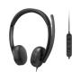 LENOVO VoIP Headset 5000 žicne Teams Black - slika 2