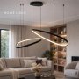 HOME LIGHT Solea 17 LED visilica crna - slika 3