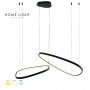 HOME LIGHT Solea 17 LED visilica crna - slika 1