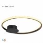 HOME LIGHT Solea 86 LED plafonjera crna - slika 2