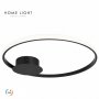 HOME LIGHT Solea 86 LED plafonjera crna - slika 1