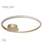 HOME LIGHT Solea 86 LED plafonjera zlatna - slika 2