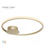 HOME LIGHT Solea 86 LED plafonjera zlatna - slika 1
