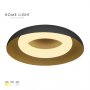 HOME LIGHT Solea 72 CCT LED plafonjera crna - slika 1