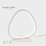 HOME LIGHT Solea 22 LED stona lampa bela - slika 1
