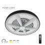 HOME LIGHT YL-FAN-G001 LED plafonjera sa ventilatorom crna - slika 1