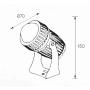 HOME LIGHT GA-SPN030 9W 4000K LED reflektor - slika 4