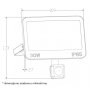 DAWN GN-FL913S-30W CCT LED reflektor - slika 2