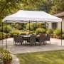 PROGARDEN 3x6x3 gazebo tenda 005 bela - slika 2
