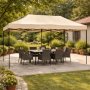 PROGARDEN 3x6x3 gazebo tenda bež 005 - slika 2