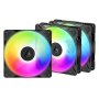 Arctic P14 PRO 140mm Reverse A-RGB 3 komada set ventilatora crni ACFAN00327A - slika 1