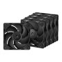Arctic P14 PRO 140mm PST 5 komada set ventilatora crni ACFAN00319A - slika 1