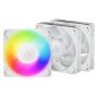 Arctic P12 PRO 120mm A-RGB 3 komada set ventilatora beli ACFAN00326A - slika 1
