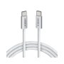ANKER Zolo USB tip-C kabl M/M 1m, za Apple, super brzo punjenje 240W/480Mbps, pleteni, beli - slika 1