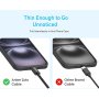 ANKER Zolo USB tip-C kabl M/M 1m, za Apple, super brzo punjenje 240W/480Mbps, pleteni, crni - slika 2