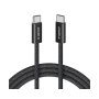 ANKER Zolo USB tip-C kabl M/M 1m, za Apple, super brzo punjenje 240W/480Mbps, pleteni, crni - slika 1