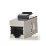 NEDIS CCGB89015ME CAT6a / CAT7, Shielded, RJ45 Female, Straight, Metal 1KOM - slika 1