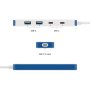 TARGUS HyperDrive Flex 4 Port USB-C Combo Hub beli (HD5200BUGL) - slika 5