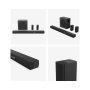 Hisense AX5100Q Dolby Atmos soundbar sa bežičnim subwooferom crni - slika 3