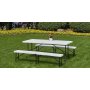 EPRO Garden sklopiva baštenska klupa 183x43x28xcm, metal-plastika - slika 3